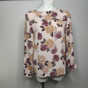 LOFT Long Sleeve Floral top